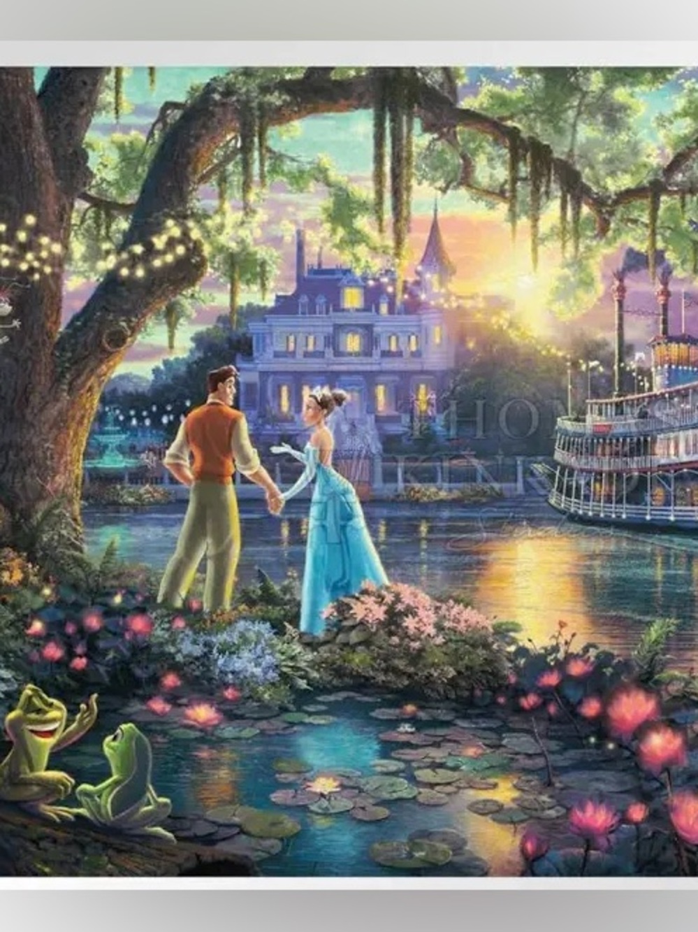 Thomas Kinkade Studios Tiana Canvas